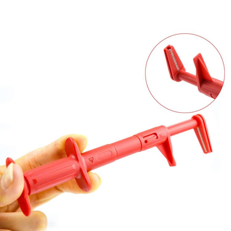 Ganci di prova 4mm con morsetto per barre di distribuzione