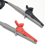 Cavo prova con morsetto a coccodrillo 4mm per multimetri