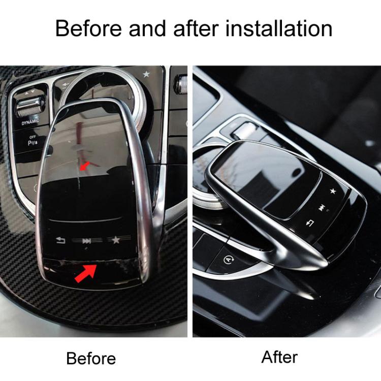 Copertura per mouse multimediale per auto con tavoletta multifunzione per scrivere a mano Accessori 2059008018 2139008109 2059009927, For Mercedes-Benz C / GLC Old Model, For Mercedes-Benz C / GLC New Model, For Mercedes-Benz GLE / GLS Old Model       ...
