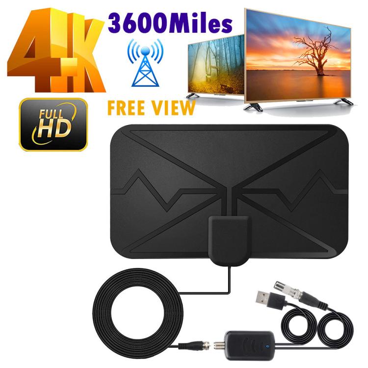 Antenna TV Digitale 4K con Amplificatore Segnale 3M