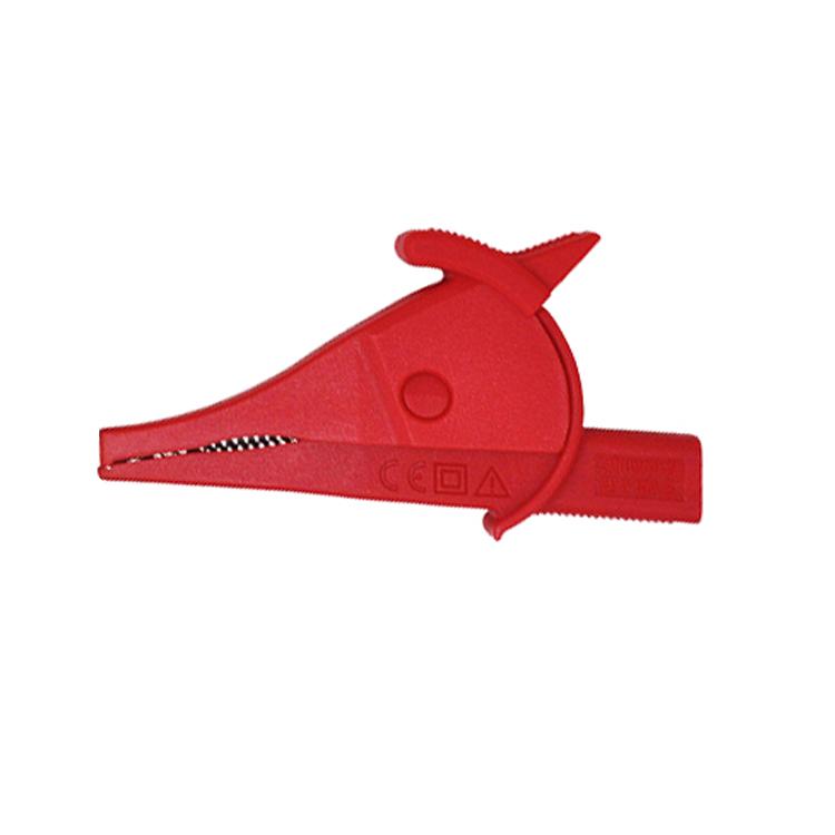 Clip a coccodrillo con jack 4mm per multimetri