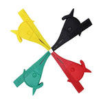 Clip a coccodrillo con jack 4mm per multimetri