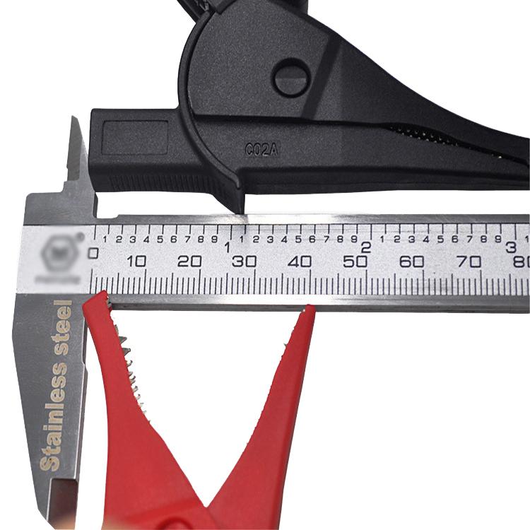 Clip a coccodrillo con jack 4mm per multimetri