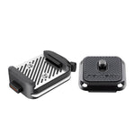 PGYTECH Accessorio per treppiede con interfaccia Arca Quick Release Mount V2 per fotocamera, Set, Base Only, Quick Release Plate
