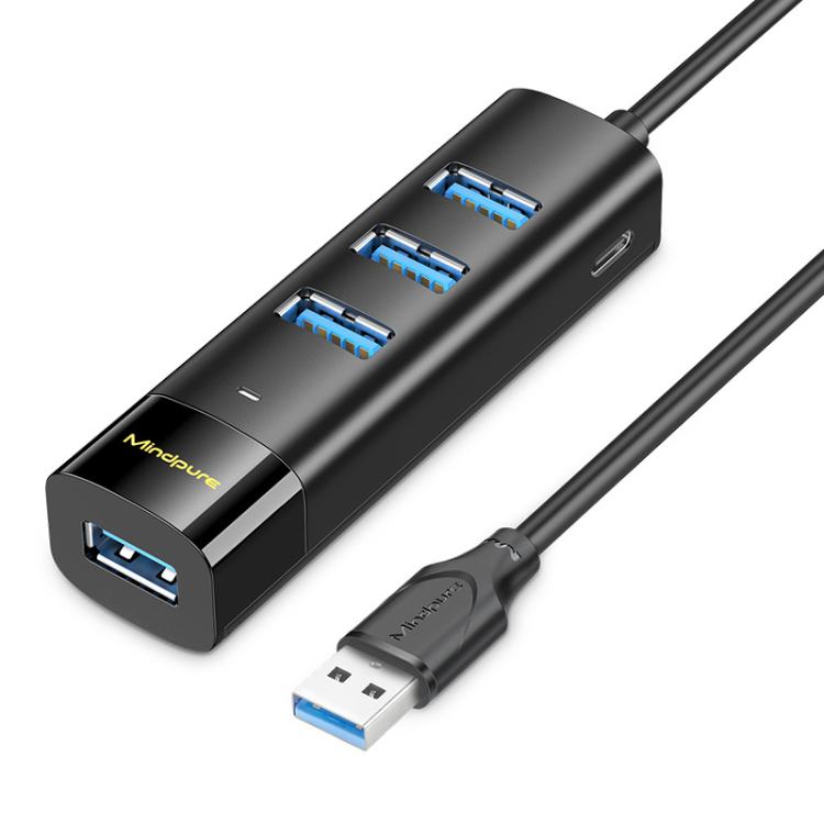 Hub USB 3.0 4 porte con Type-C Mindpure cavi 0,3-1,5 m