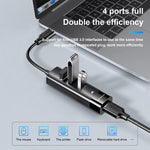 Hub USB 3.0 4 porte con Type-C Mindpure cavi 0,3-1,5 m