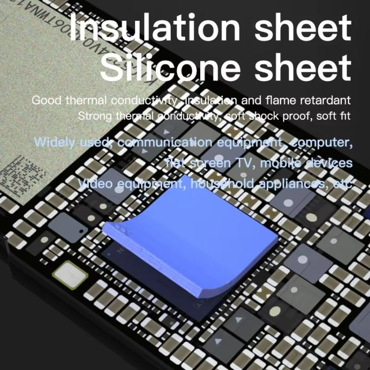 MaAnt DR-03 100 pezzi/scatola Distanziatore termico isolante in silicone conduttivo per CPU