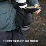Borsa a tracolla triangolare PGYTECH per fotocamera DSLR.