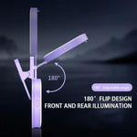 Specchio selfie con clip e luce LED per smartphone