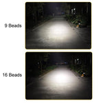Faro anteriore a LED ad alta luminosità per carrello elevatore, 12V-80V CC., 4 Inches 9 Beads, 4 Inches 16 Beads