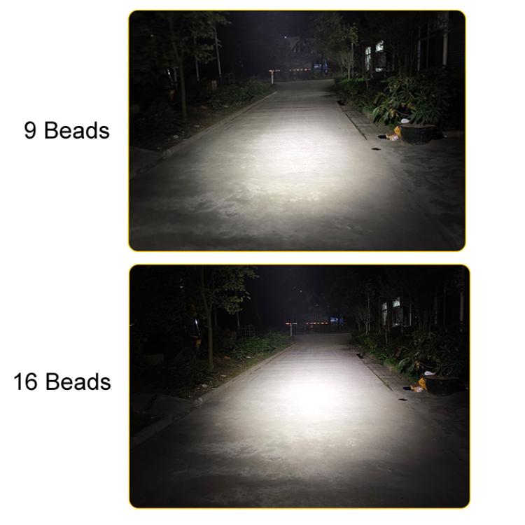 Faro anteriore a LED ad alta luminosità per carrello elevatore, 12V-80V CC., 4 Inches 9 Beads, 4 Inches 16 Beads