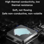 Pasta termica al silicone MaAnt, pasta termica per CPU, raffreddamento per schede grafiche, pasta termica universale, DR-4, DR-6, DR-8