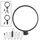 Lampada da riempimento USB per live streaming con clip