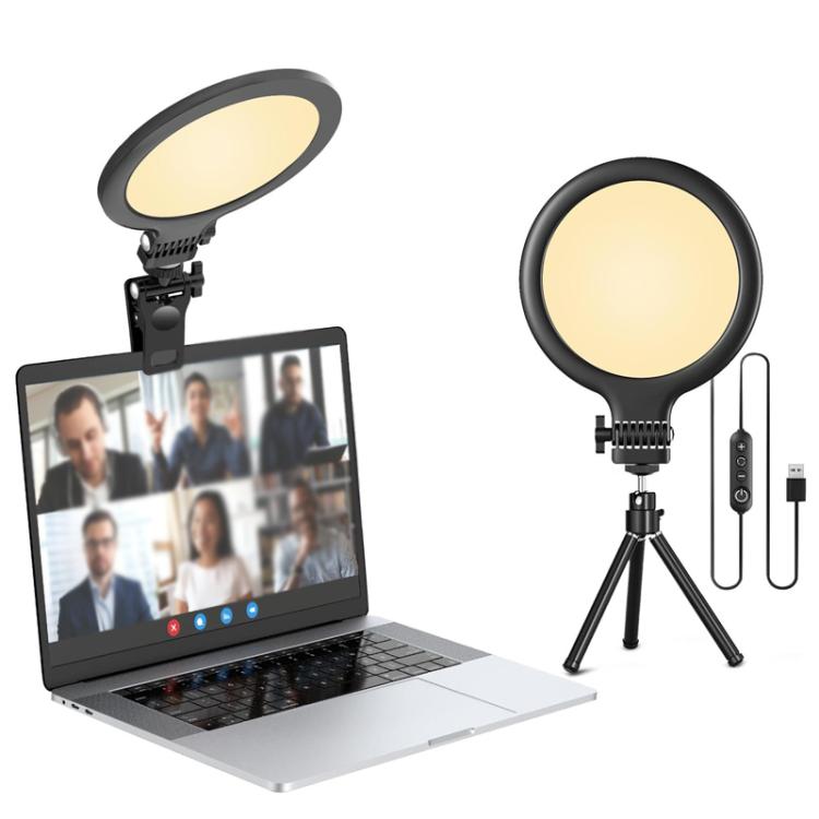 Lampada da riempimento USB per live streaming con clip