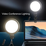 Lampada da riempimento USB per live streaming con clip
