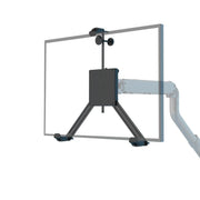 Holeless Monitor Mount for 17-32 Inch Screens Quick Installation and Removal Bracket, Adapter Black