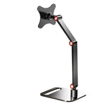Portable Vesa Monitor Stand Height Adjustable Swivel Desk Mount For 17-Inch Screens, Vesa