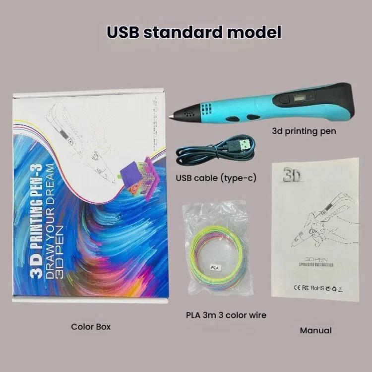 Penna da Disegno 3D per Bambini con Display LCD