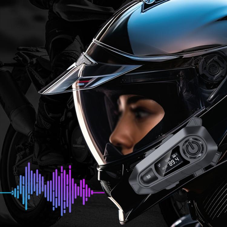 A1 IP67 Waterproof Motorcycle Helmet Noise Reduction Bluetooth Headset, Soft Mic, Hard Mic, Soft and Hard Mics