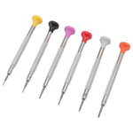 Cacciavite a taglio da 0,8-1,8 mm, strumento per la riparazione di orologi., 6pcs / Set