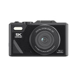 Fotocamera Digitale 5K 75MP Zoom 18X WiFi Schermo Flip 3"