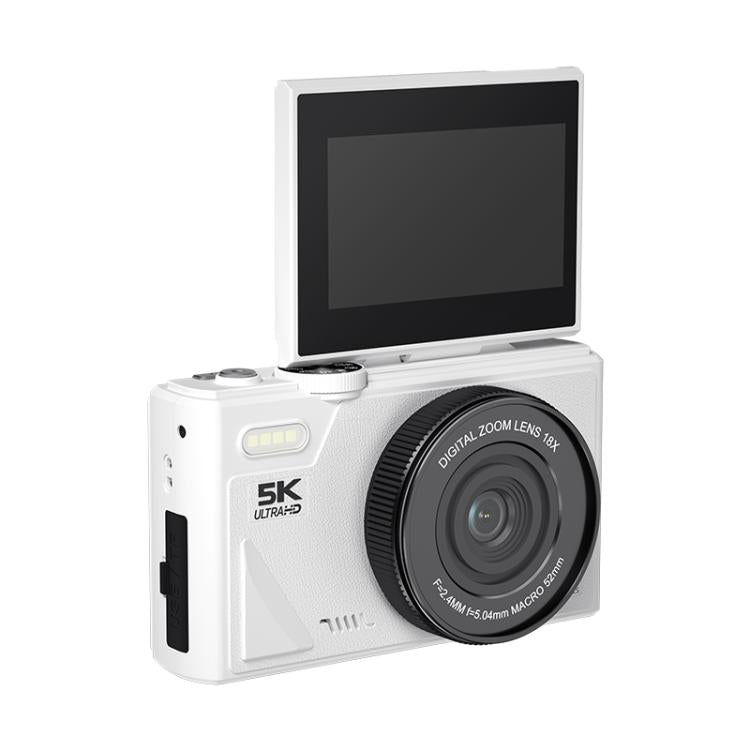 Fotocamera Digitale 5K 75MP Zoom 18X WiFi Schermo Flip 3"