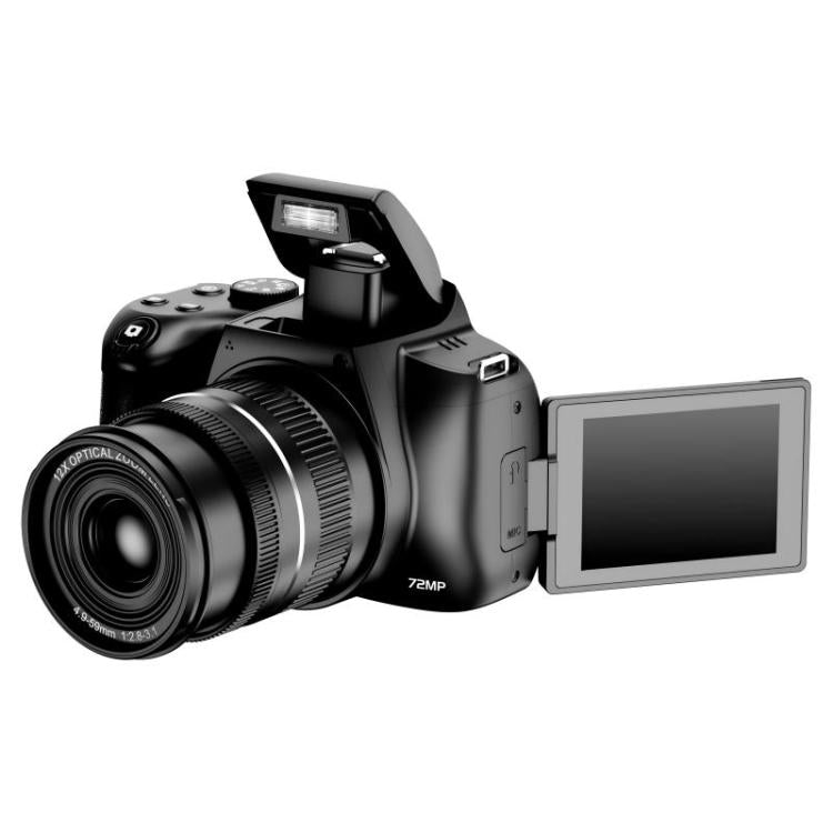 Fotocamera digitale 4K 72MP con zoom ottico 12x e WiFi