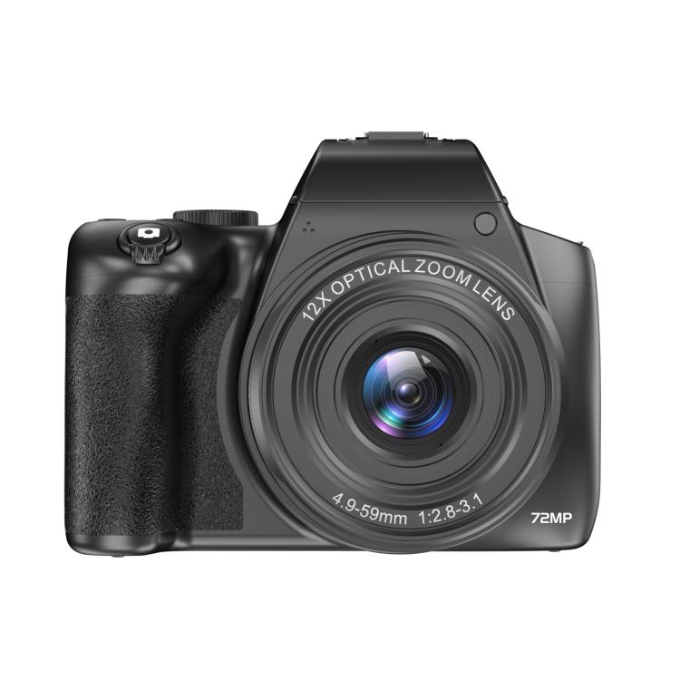 Fotocamera digitale 4K 72MP con zoom ottico 12x e WiFi