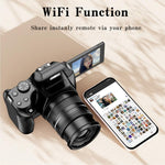 Fotocamera digitale 4K 72MP con zoom ottico 12x e WiFi