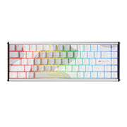 Ajazz ALUX68 MAX RGB Single Wired DIY Magnetic Shaft Mechanical Keyboard, White, Gradient Pink, Day Night, Snow Bottel