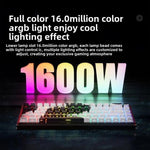 Ajazz ALUX68 MAX RGB Single Wired DIY Magnetic Shaft Mechanical Keyboard, White, Gradient Pink, Day Night, Snow Bottel