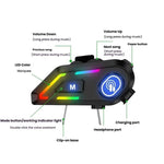Casco Bluetooth C5 IPX7 con riduzione rumore e microfono