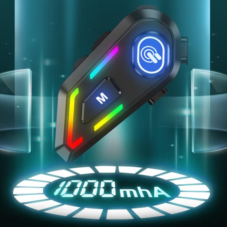 C5 IPX7 Waterproof Outdoor Cycling Noise Reduction Helmet Bluetooth Headset, Soft Mic, Hard Mic, Soft and Hard Mics