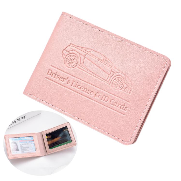 Porta carte in pelle PU multi slot per patente e carte