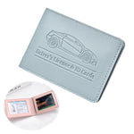 Porta carte in pelle PU multi slot per patente e carte