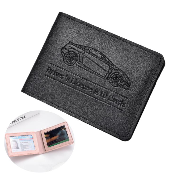 Porta carte in pelle PU multi slot per patente e carte