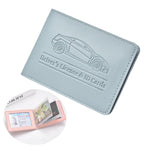 Porta carte in pelle PU multi slot per patente e carte