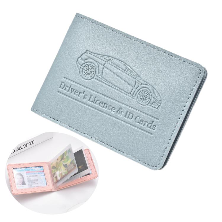 Porta carte in pelle PU multi slot per patente e carte