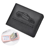 Porta carte in pelle PU multi slot per patente e carte