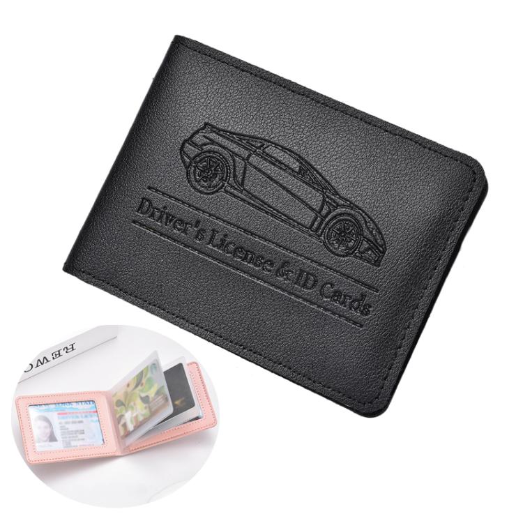 Porta carte in pelle PU multi slot per patente e carte