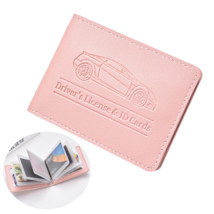 Porta carte in pelle PU multi slot per patente e carte