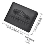 Porta carte in pelle PU multi slot per patente e carte