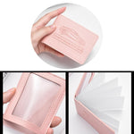 Porta carte in pelle PU multi slot per patente e carte