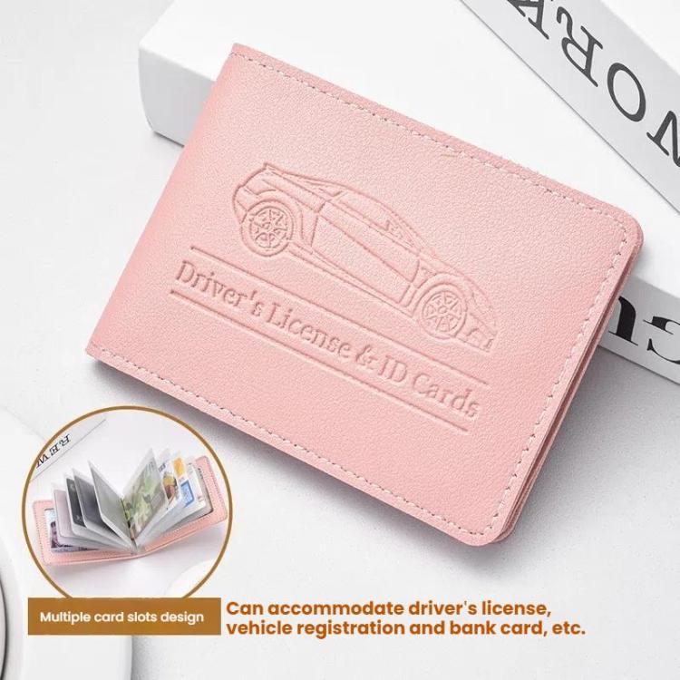 Porta carte in pelle PU multi slot per patente e carte