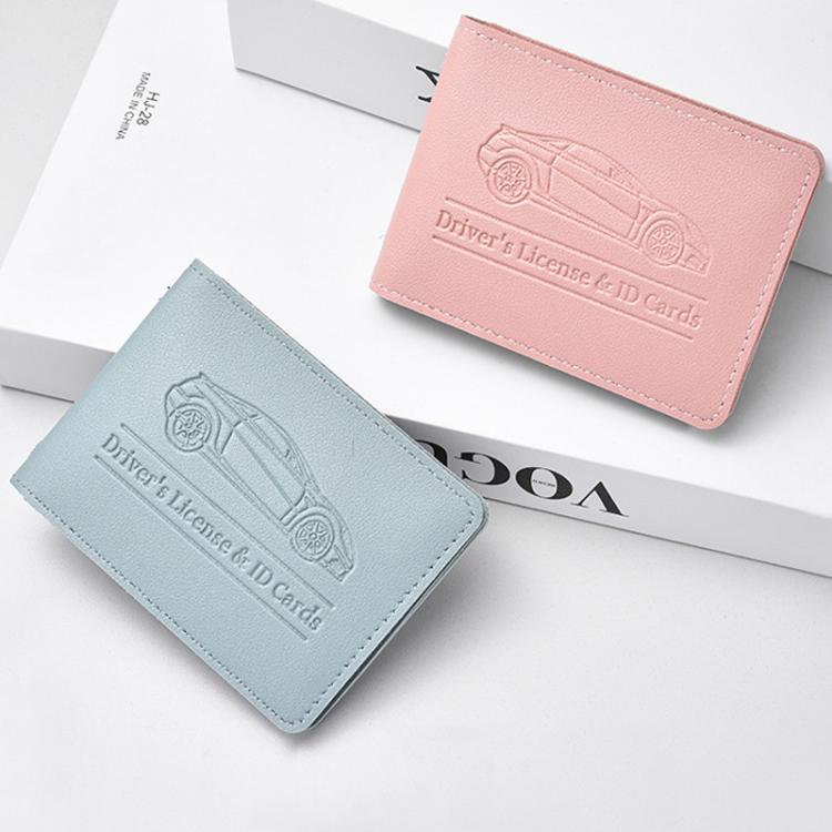 Porta carte in pelle PU multi slot per patente e carte