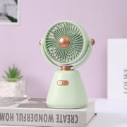 Desktop 100-speed Mini Student Bedroom Fan Portable USB Rechargeable Desktop Small Fan
