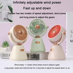 Ventilatore da tavolo portatile USB ricaricabile 100 velocità