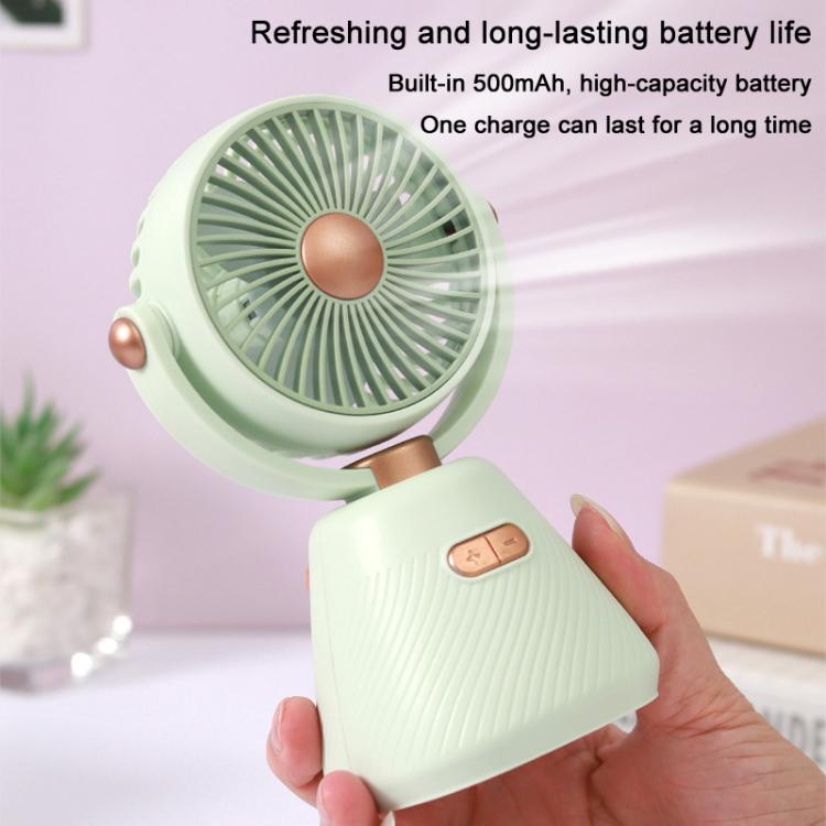 Desktop 100-speed Mini Student Bedroom Fan Portable USB Rechargeable Desktop Small Fan
