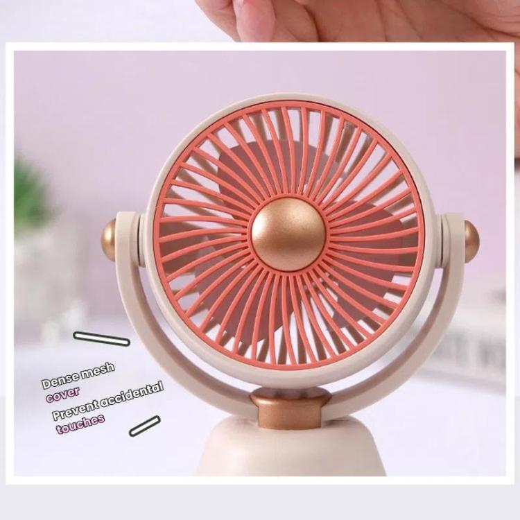 Desktop 100-speed Mini Student Bedroom Fan Portable USB Rechargeable Desktop Small Fan