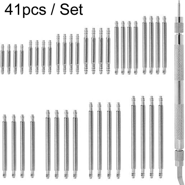 Set combinato di attrezzi per la riparazione di orologi: anse grezze e albero dell'orologio., 41pcs / Set
